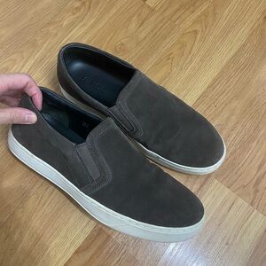 Vince slip on suede sneakers